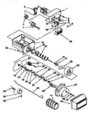 Motor and ice container