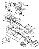 Motor and ice container