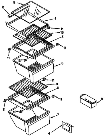 Refrigerator shelf