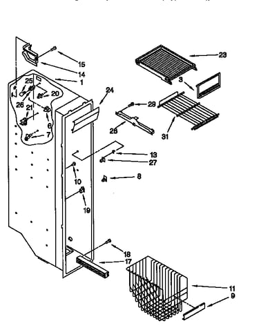 Freezer liner