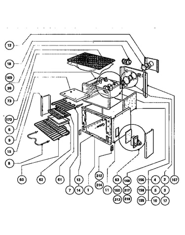 Main oven liner and module