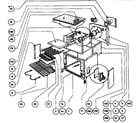 Thermador REF30Q main oven assembly diagram