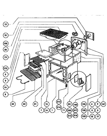 Main oven liner and module