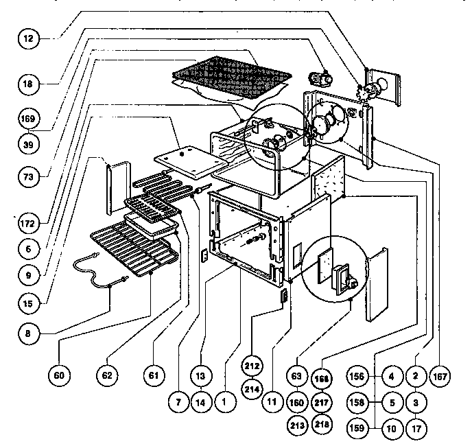 MAIN OVEN LINER AND MODULE