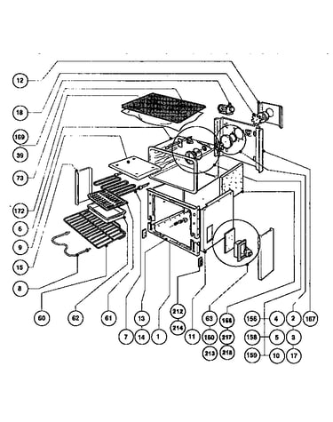 Main oven liner and module