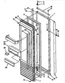 Refrigerator door