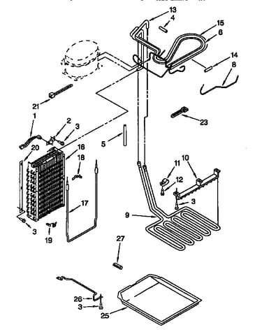Lower unit and tubing