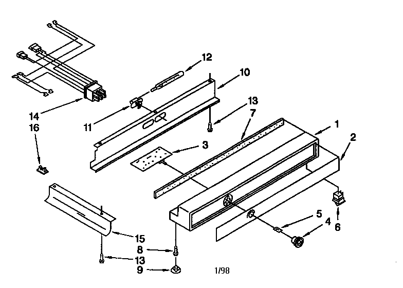 REFRIGERATOR CONTROL PANEL