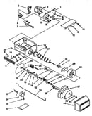 Motor and ice container