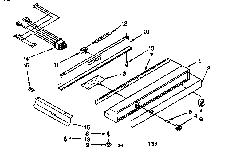 REFRIGERATOR CONTROL PANEL