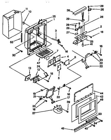 Dispenser and front