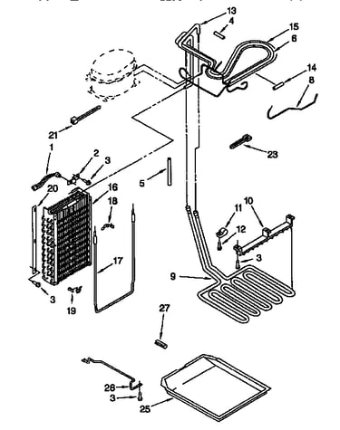 Lower unit and tubing