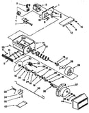 Motor and ice container
