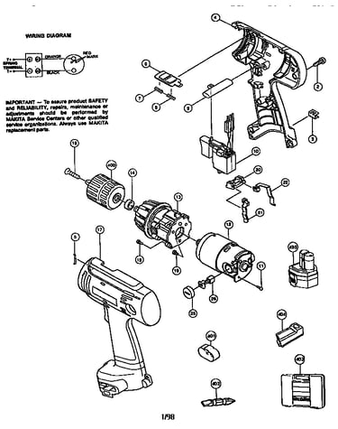 Cordless driver drill
