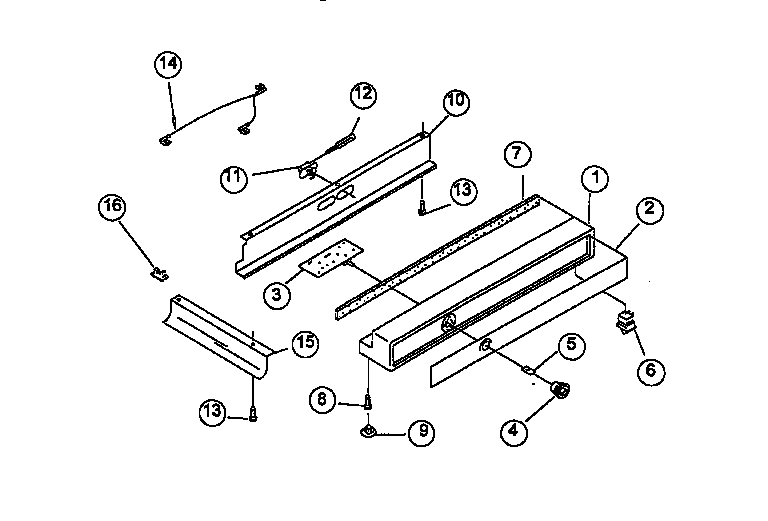REFRIGERATOR CONTROL PANEL