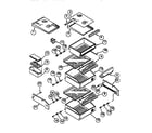 Viking Range VCSB480 refrigerator shelf diagram