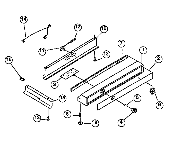 REFRIGERATOR CONTROL PANEL