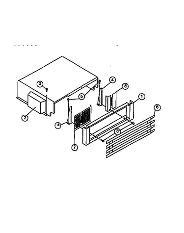 Top grille and unit cover