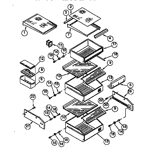 Refrigerator shelf