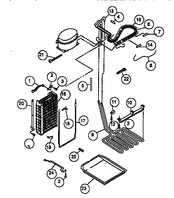 Lower unit and tube