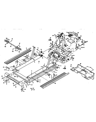 Walking belt assembly