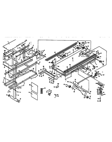 Walking belt assembly