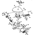 Ryobi SC165VS motor and pc board assembly diagram