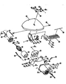 Motor and pc board assembly