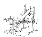 Gold's Gym G4339 unit parts diagram