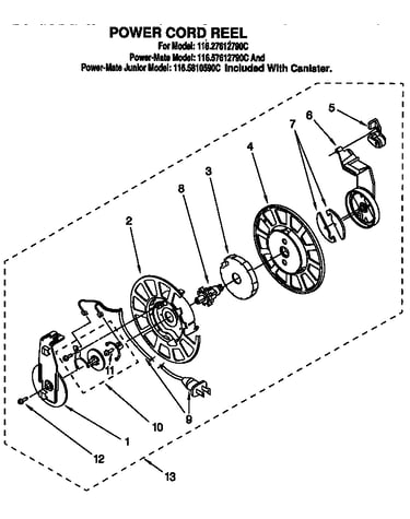 Power cord reel