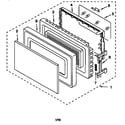 Whirlpool MT1071SGB0 door diagram