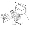 Whirlpool MT1071SGB0 oven cavity diagram