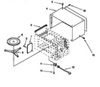 Whirlpool MT1078SGB0 oven cavity diagram