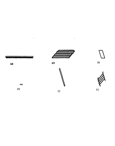 Oven rack and trims