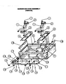 Burner box sub-assembly (view #2)