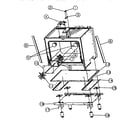 Viking Range VDSC365 outer oven cavity (top and bottom) diagram