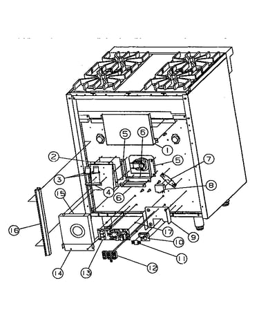 Rear panel (top and bottom)