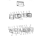 Viking Range VDSC365 oven door diagram