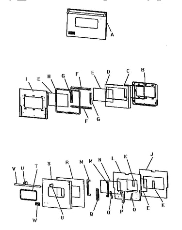Oven door