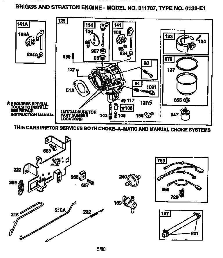 Craftsman lt1000 outlet deck diagram