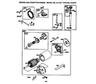 Briggs & Stratton 311707-0132-E1 starter motor assembly diagram