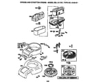 Craftsman 917270740 blower housing and flywheel assembly diagram