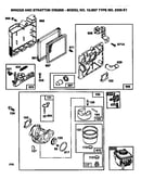 Air cleaner and carburetor assembly