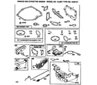 Briggs & Stratton 12J807-2326-E1 gasket set and bracket control diagram
