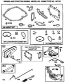 Air cleaner assembly and gasket set
