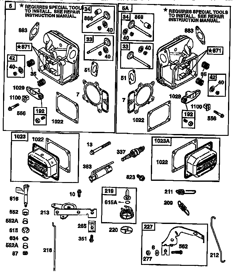Head cylinder assembly