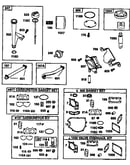 Gasket set and carburetor kit