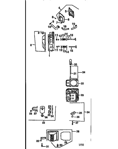 Cylinder head, valve and breather