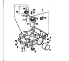 Kohler CV18S-61555 oil pan/lubrication diagram