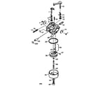 Tecumseh HM80-155490S carburetor - 640141 diagram